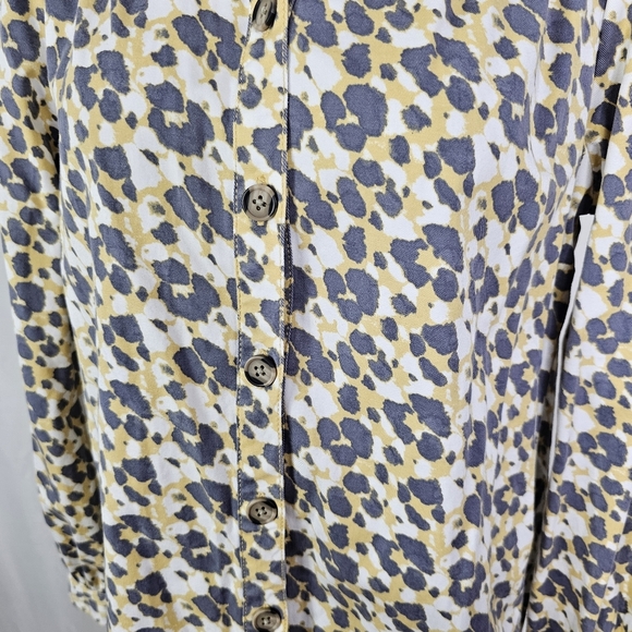 Cabi Providence Shirt Jacket Safari Leopard Animal Print Size Medium - Picture 6 of 15